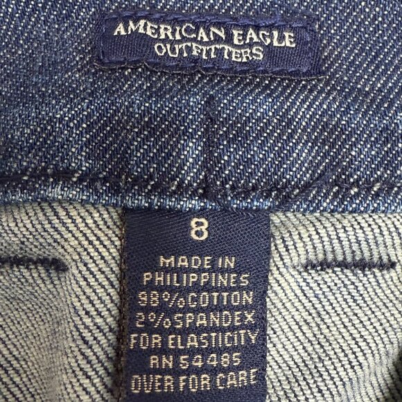 EUC Women's AMERICAN EAGLE Denim Jean Mini Skirt | Size 8‎ - Picture 5 of 6